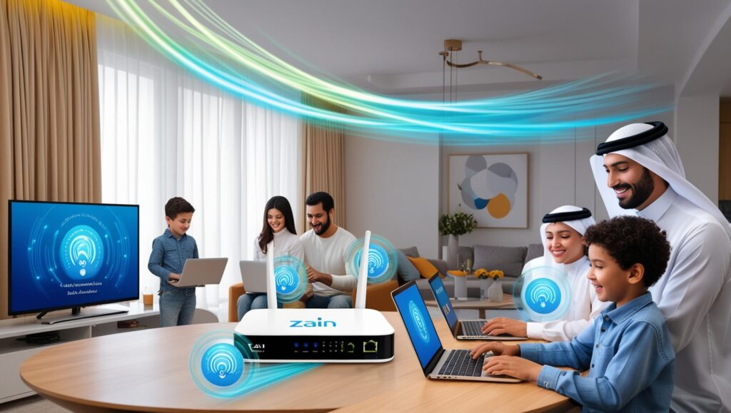 خطط إنترنت زين فايبر 2025