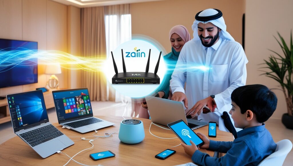 خطط إنترنت زين فايبر 2025