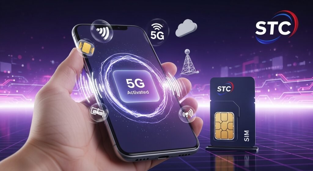 التحقق من تغطية stc 5G