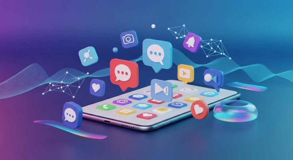 تطبيقات التواصل الاجتماعي المشمولة