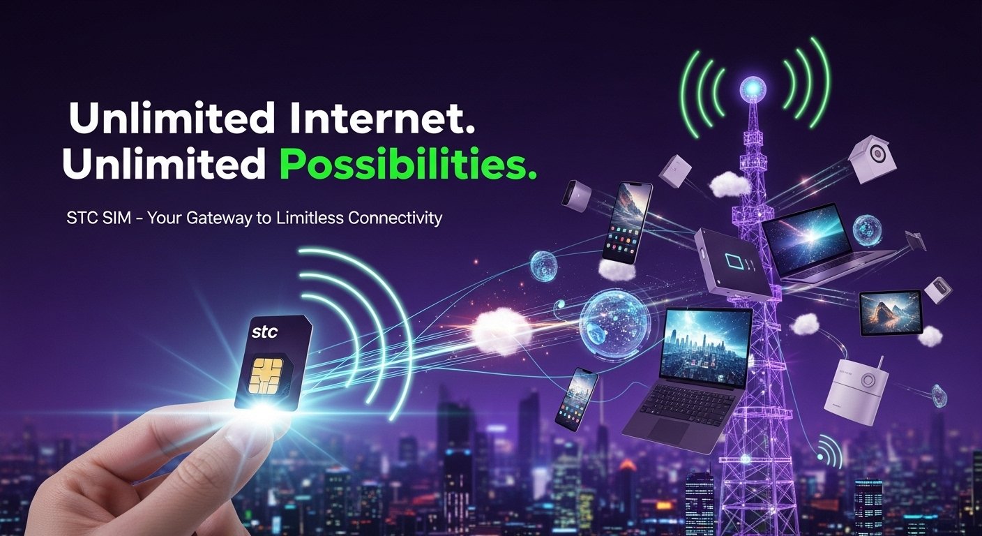 شريحة الإنترنت غير المحدودة من STC