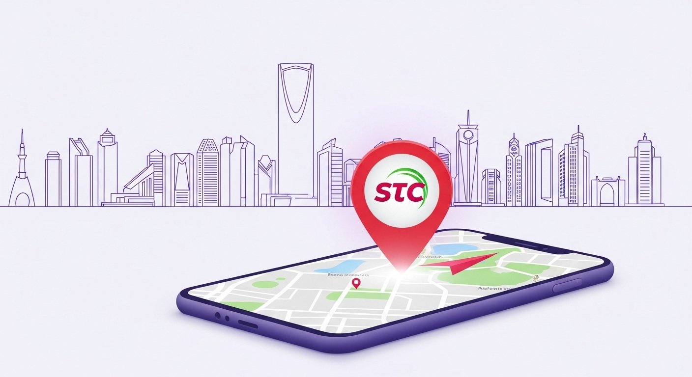 كيفية العثور على أقرب فرع لشركة STC في السعودية