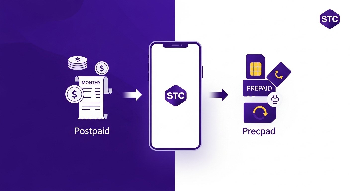 كيفية التحويل من الدفع الآجل إلى الدفع المسبق في STC لعام 2025