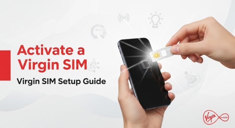 كيفية تفعيل بطاقة SIM لشركة Virgin Mobile