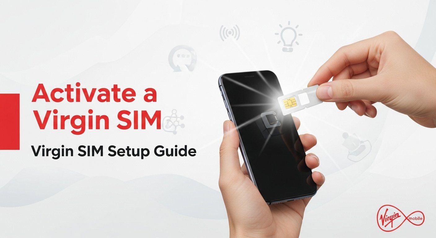 كيفية تفعيل بطاقة SIM لشركة Virgin Mobile
