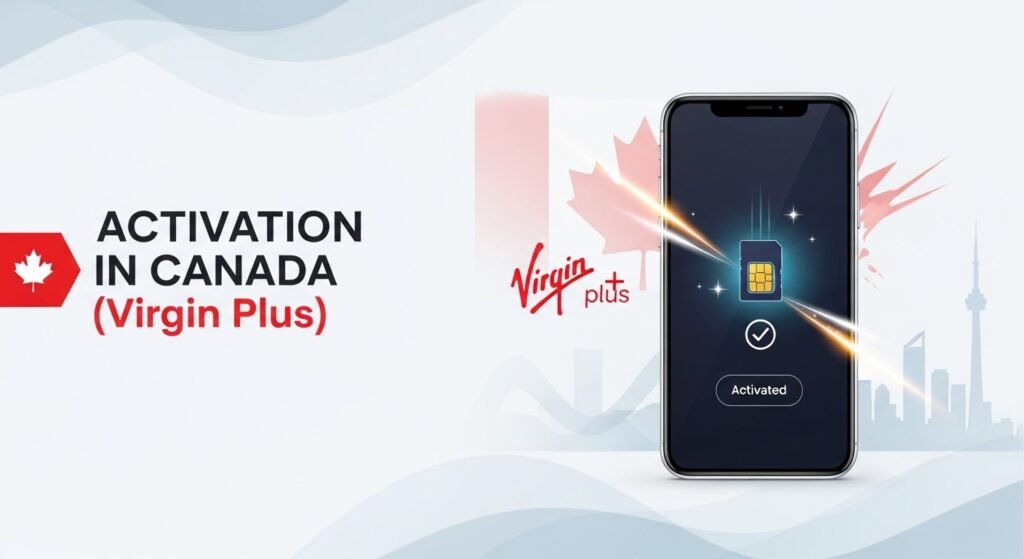 التفعيل في كندا (Virgin Plus)