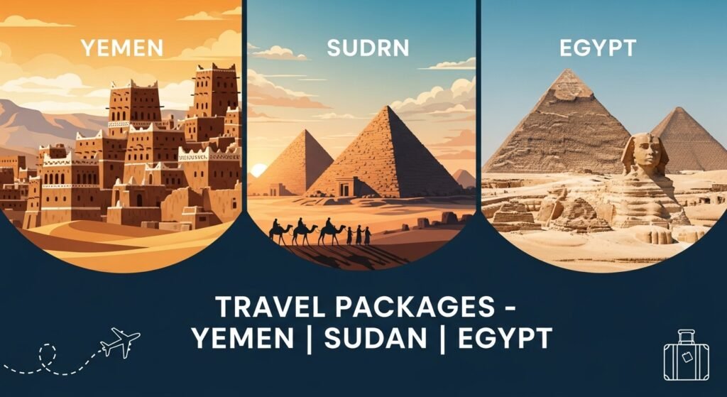 حزم التجوال عند السفر إلى اليمن والسودان ومصر