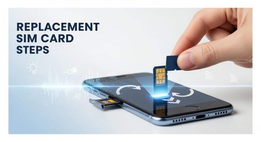 خطوات الحصول على بطاقة SIM بديلة