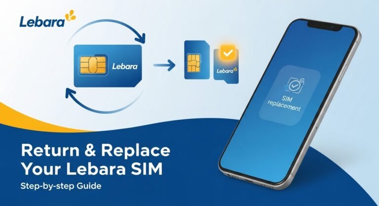 كيفية إرجاع بطاقة SIM الخاصة بشركة Lebara والحصول على بديل