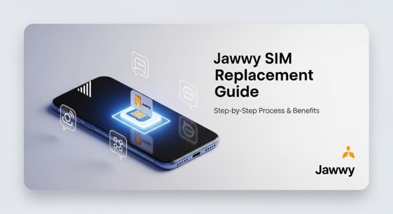 كيفية طلب استبدال شريحة جوي (Jawwy SIM) وفوائدها